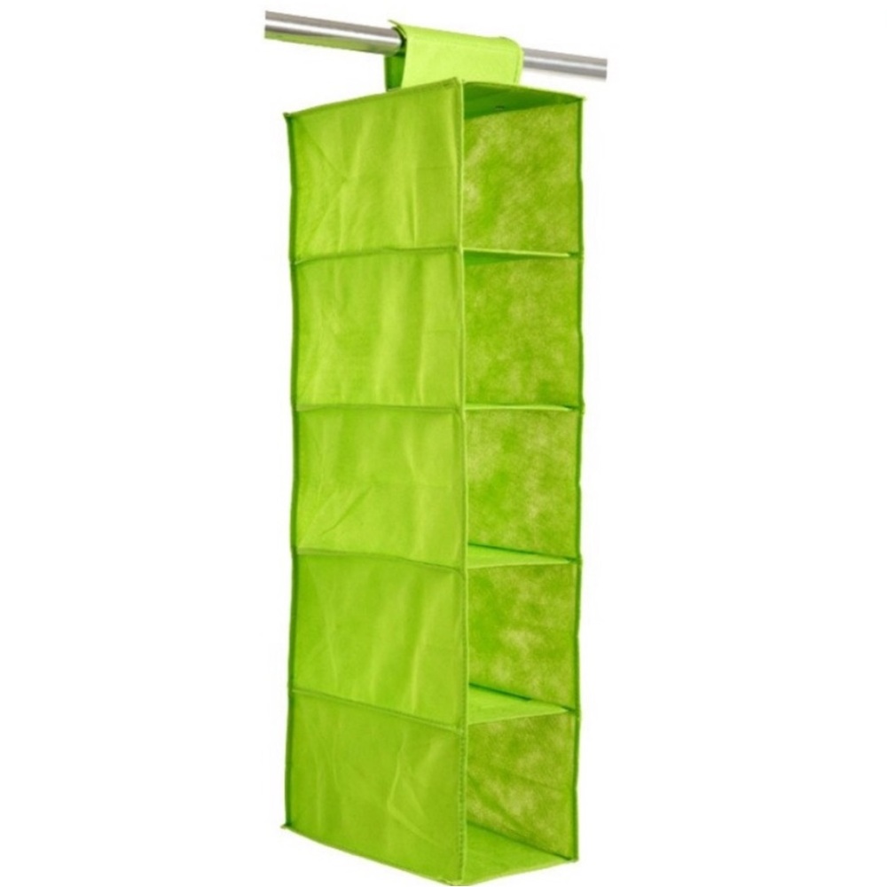 Green Hanging Closet Organizer